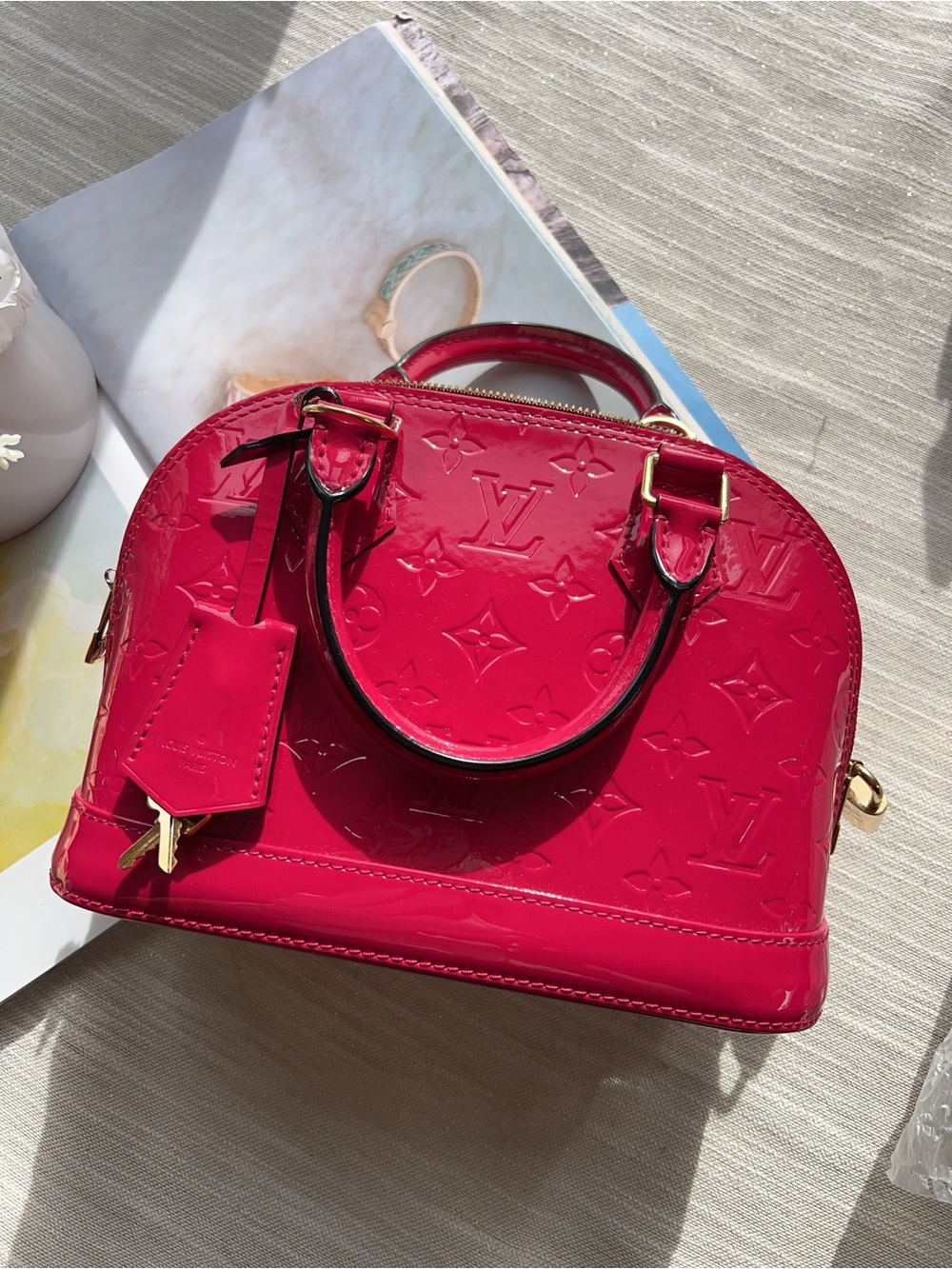 Louis Vuitton Monogram Vernis Alma BB